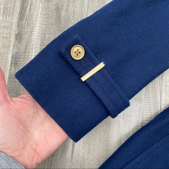 Michael Kors Wool Blend Zip Front Coat - Picture 5 of 7